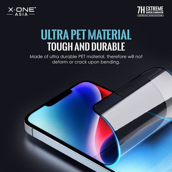 Tvrdené / ochranné sklo pre Apple iPhone 14 Pro / 15 - X-ONE Extreme Shock Eliminator 4. gen.