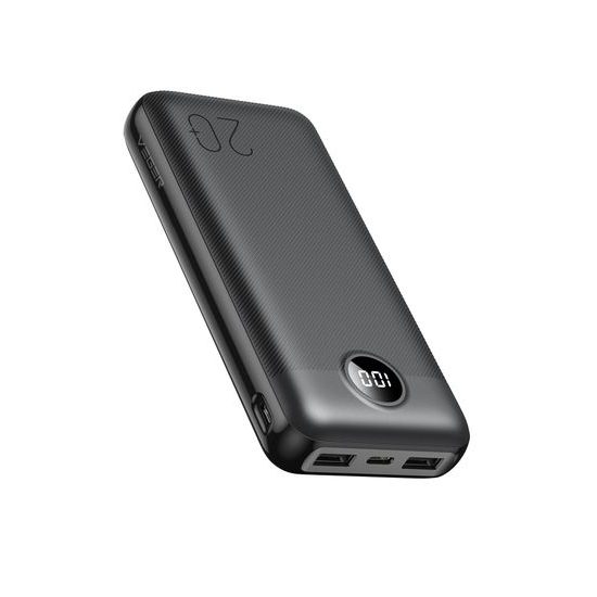 Powerbanka 20000mAh PD QC3.0 2A 20W černá - VEGER L20S