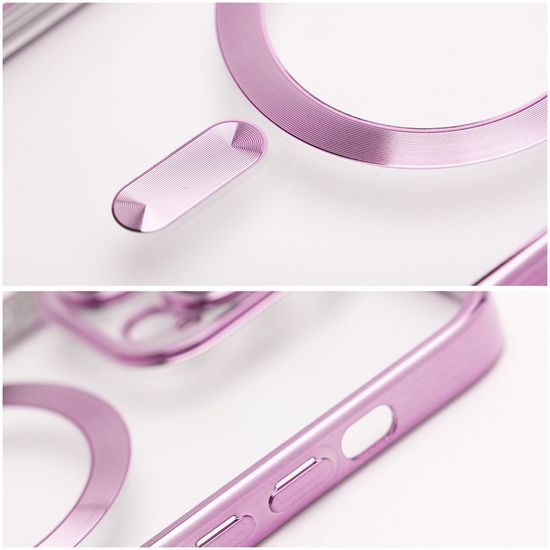 Obal / kryt na Apple iPhone 13 rose gold- Electro Mag Cover MagSafe