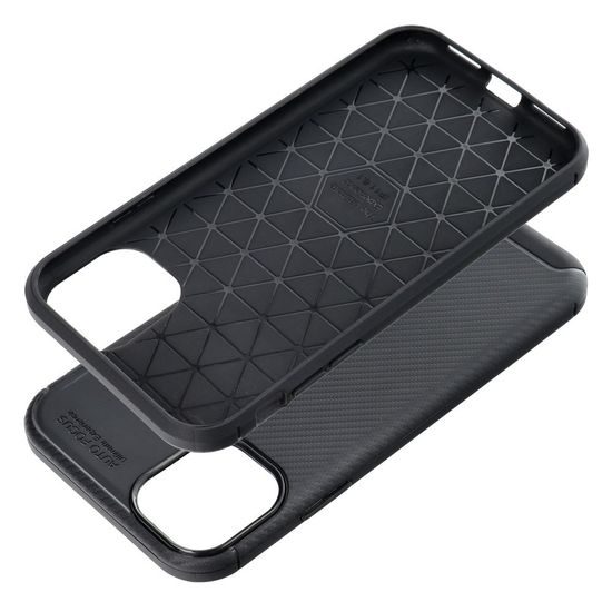 Obal / kryt na Apple iPhone 11 čierne - CARBON