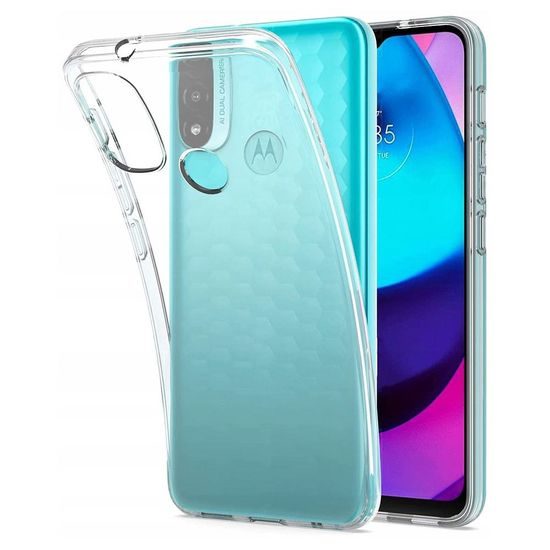 Obal / kryt na MOTOROLA E20 průhledný - Back Case Ultra Slim 0,5mm