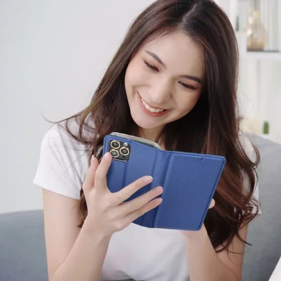 Pouzdro / obal na HONOR 400 Lite modré - knížkové SMART