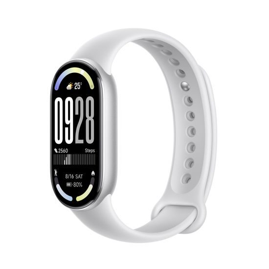 Xiaomi Smart Band 10 Sport Band - stříbrná