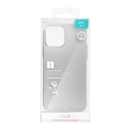 Obal / kryt na Samsung Galaxy S21 Plus šedý - i-Jelly Case Mercury