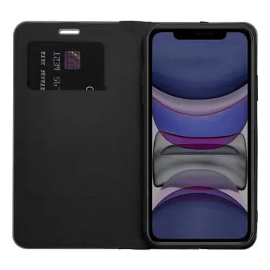 Pouzdro / obal na Apple iPhone 17 černé - knížkové Luna Book Carbon Case