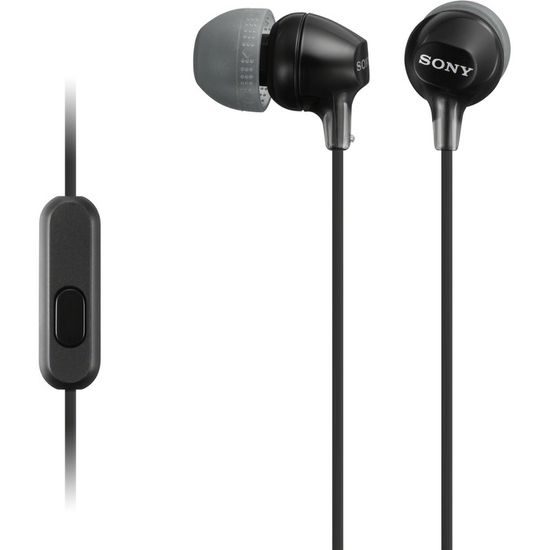 Slúchadlá MDR-EX15AP čierne - Sony