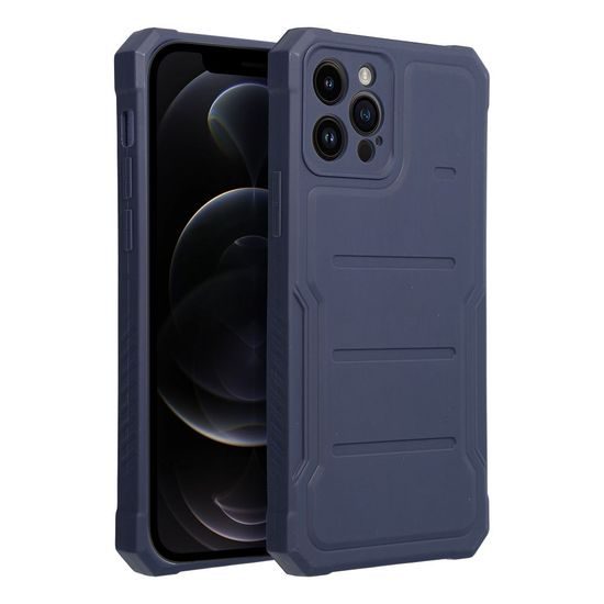 Obal / kryt na Apple iPhone 12 Pro Max modrý - Heavy Duty