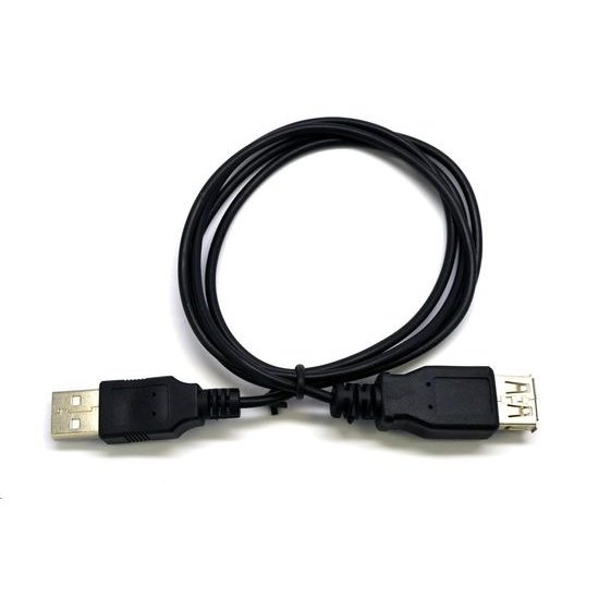 C-TECH USB 4-4 3m 2.0 predĺženie - čierne