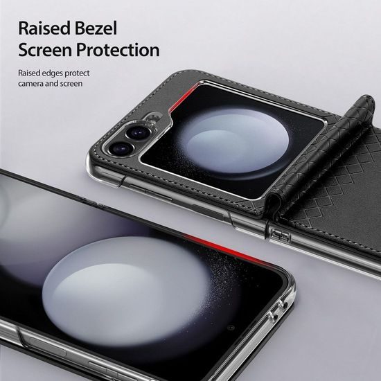 Obal / kryt na Samsung Z Flip6 5G čierny - Dux Ducis Brill