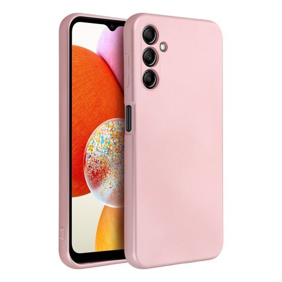 Obal / kryt na Samsung Galaxy A14 5G ružový - Metallic