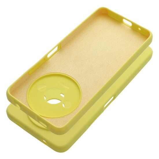 Obal / kryt na Xiaomi Redmi A3 4G žlutý – SILICONE 2mm