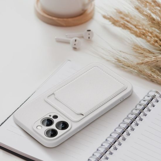 Obal / kryt na Apple iPhone 7 / iPhone 8 / SE 2020 / SE 2022 bílý - Forcell CARD CASE