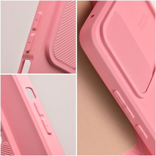 Obal / kryt na Samsung Galaxy A15 5G růžový - SLIDE Case