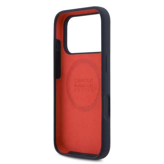 Obal / kryt na Apple iPhone 17 Pro modrý - Red Bull Silicone MV1 MagSafe