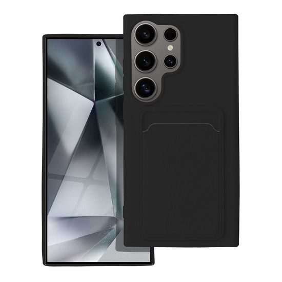 Obal / kryt na Samsung Galaxy S24 ultra černý - Card Case