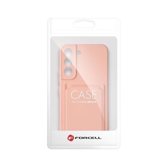 Obal / kryt pre Samsung Galaxy S22 Plus ružový - Forcell Card