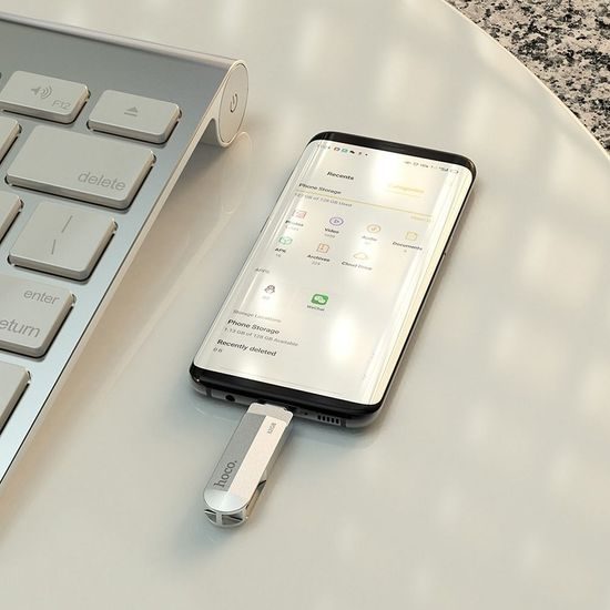 USB Flash disk HOCO UD10 s kapacitou 16GB USB 3.0 s konektorem USB a USB-C