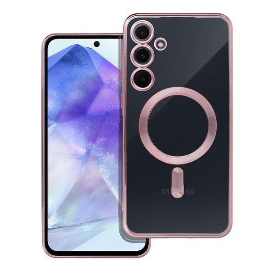 Obal / kryt na Samsung Galaxy A55 růžovozlatý - ELECTRO MAG COVER