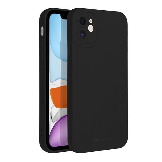 Obal / kryt na Apple iPhone 11 čierne - Roar Round Corner Magnetic Flip Case