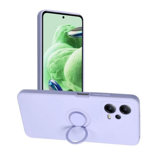 Obal / kryt na Xiaomi Redmi NOTE 12 5G fialový - SILICONE RING