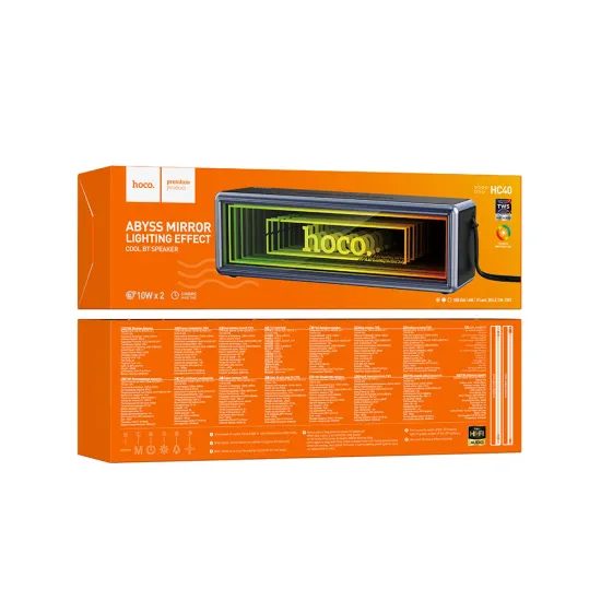 Bluetooth reproduktor 2 x 10W 5h černý - HOCO