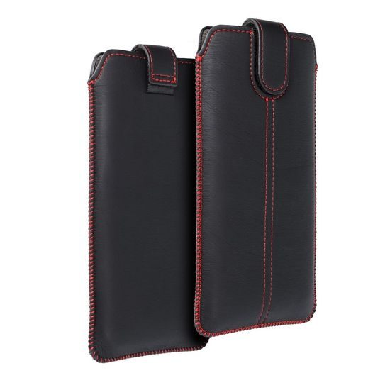 Pouzdro / obal na Nokia C5/E51/E52/515 černý - zasouvací Forcell Pocket Ultra Slim M4