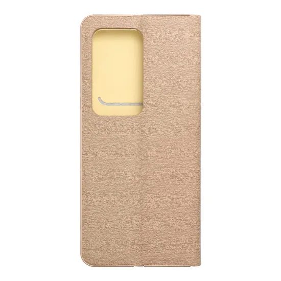 Pouzdro / obal na Xiaomi Redmi 15 4G / 5G zlaté - knížkové LUNA Book Gold