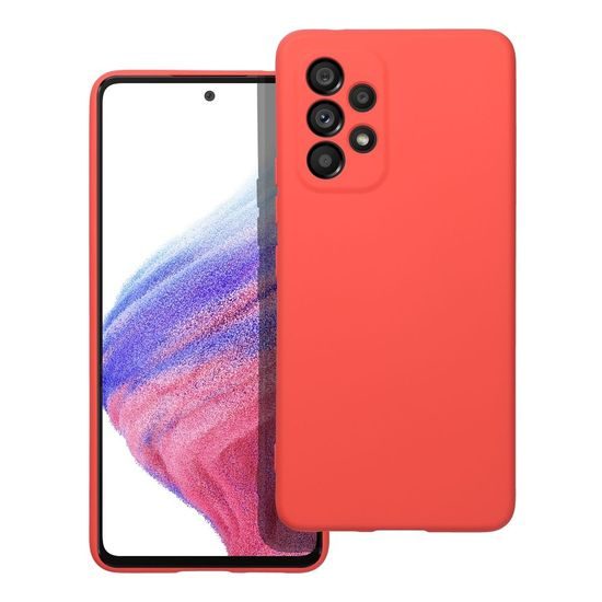 Obal / kryt pre Samsung Galaxy A53 5G ružový - Forcell Silicone Lite
