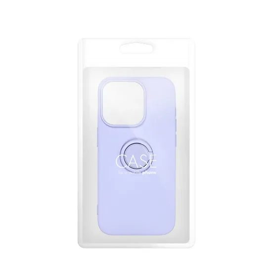 Obal / kryt na Apple iPhone 16e (SE 4 2025) / 17e fialový - Silicone Ring