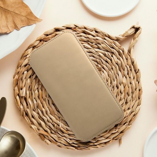 Pouzdro / obal na Xiaomi Redmi Note 13 Pro 4G zlaté - knížkové Dual Pocket Book Case