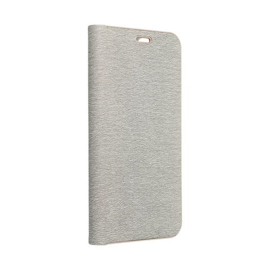Pouzdro / obal na Xiaomi Redmi 12 4G / 12 5G stříbrné - knížkové LUNA Book Gold