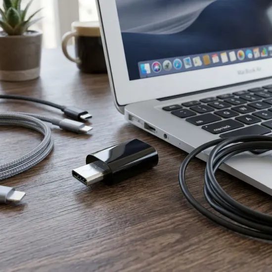 Adapter Type C / Micro USB černý - Blue Star