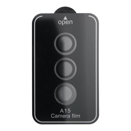Tvrzené / ochrnané sklo fotoaparátu Samsung Galaxy A15 černý - PROTECTOR 9H