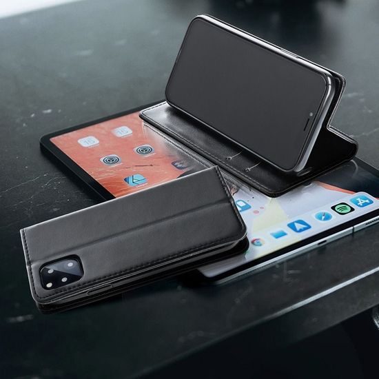 Pouzdro / obal na Samsung Galaxy Grand Prime (G530F) černé - knížkové Magnet