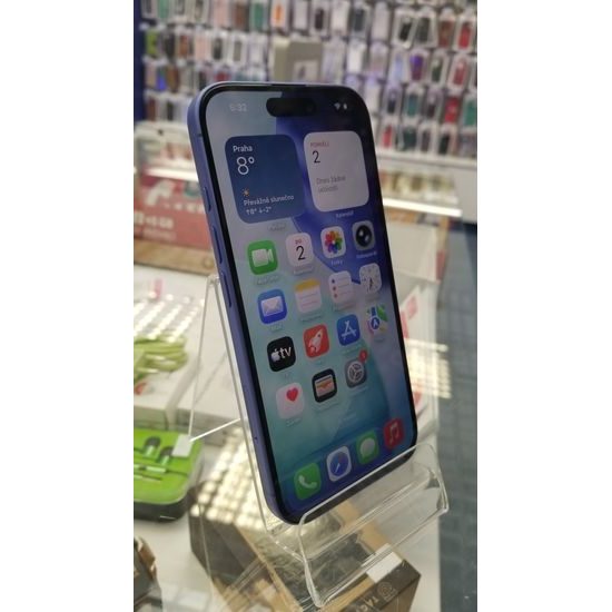 Apple iPhone 16 128GB modrý - použitý (A)