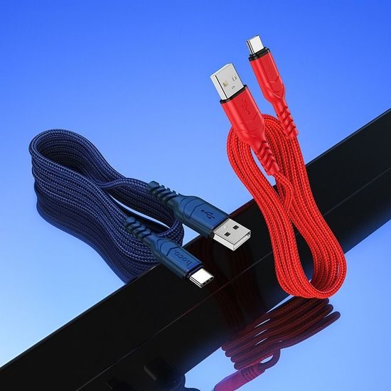 Datový kabel Type C, X59, 1m, červený - HOCO