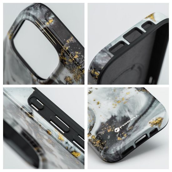 Obal / kryt na Apple iPhone 16 FORCELL F-PROTECT stříbrný - MagSafe
