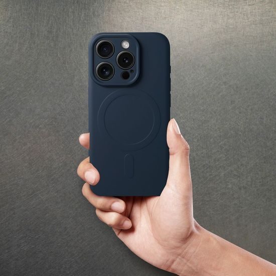 Obal / kryt na Apple iPhone 15 PRO MAX modré - MagCover