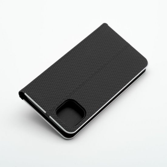 Puzdro / obal pre Apple iPhone 14 Pro čierny - Forcell LUNA Book Carbon