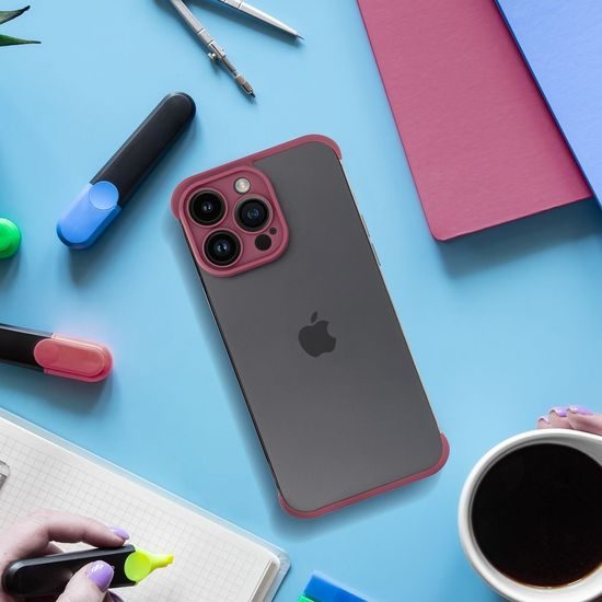 Obal / kryt na Apple iPhone 14 Pro Max fialové - MINI BUMPERS