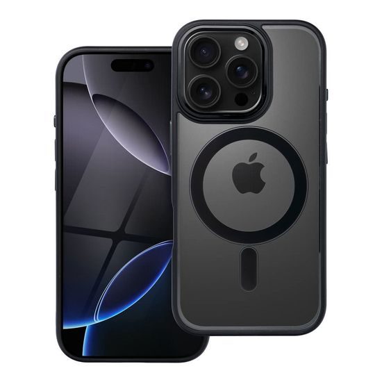 Obal / kryt na Apple iPhone 16 Pro čierne - COLOR EDGE MAG COVER
