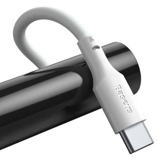 Kabel USB typu C, 2,4A , TZCALZJ-02, 1,5m, bílý - Baseus