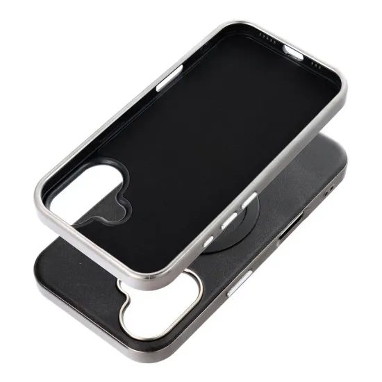 Obal / kryt na Apple iPhone 15 černý - Gentleman Magsafe