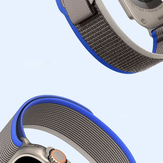 Řemínek na Apple Watch 42/44/45/49mm modrošedý - DUX DUCIS YJ