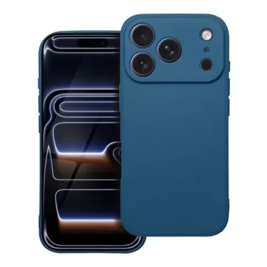 Obal / kryt na Apple iPhone 17 Pro modrý - Matt case