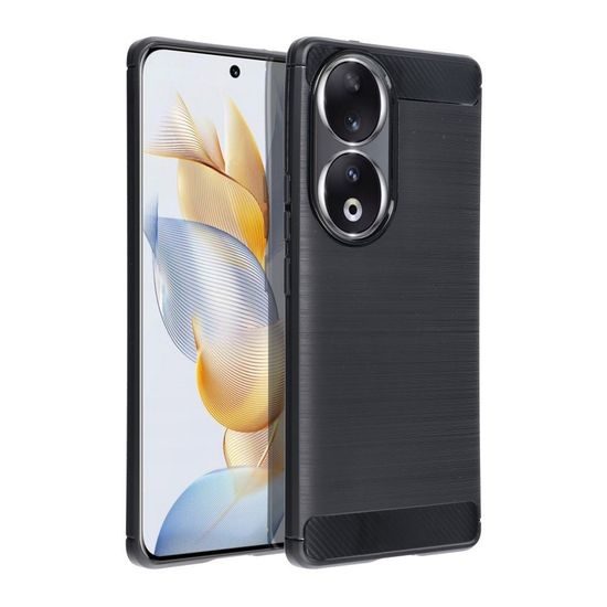Obal / kryt na Honor 90 5G černý - Forcell CARBON