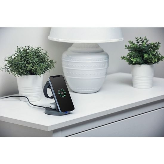 Stojánek s bezdrátovým nabíjením 3v1 15W černy - FORCELL MagSafe