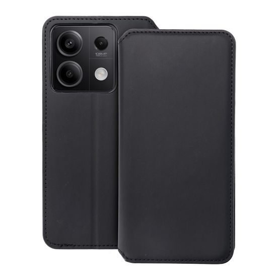 Pouzdro / obal na Xiaomi Redmi Note 13 5G černé - knížkové Dual Pocket Book