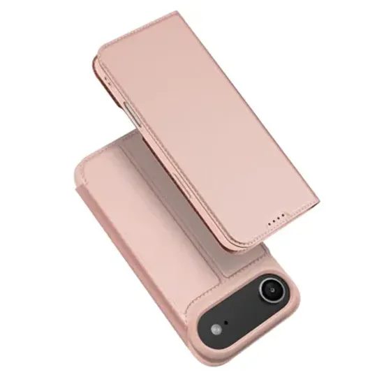 Pouzdro / obal na Apple iPhone 17 Air růžové - knížkové DUX DUCIS