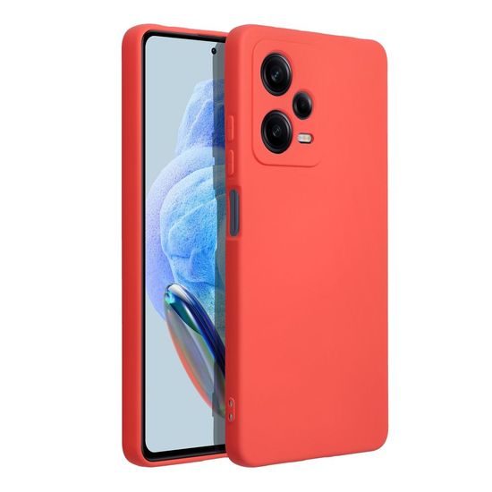 Obal / kryt na Xiaomi Redmi NOTE 12 PRO 5G červený - Silicone Case